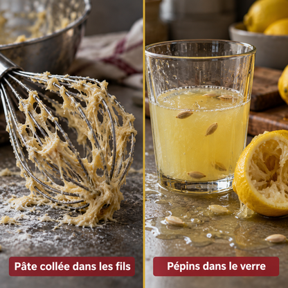 PACK CUISINE SANS GALÈRE™ — Fouet Twist Pro™ + Presse-Agrumes Pro™