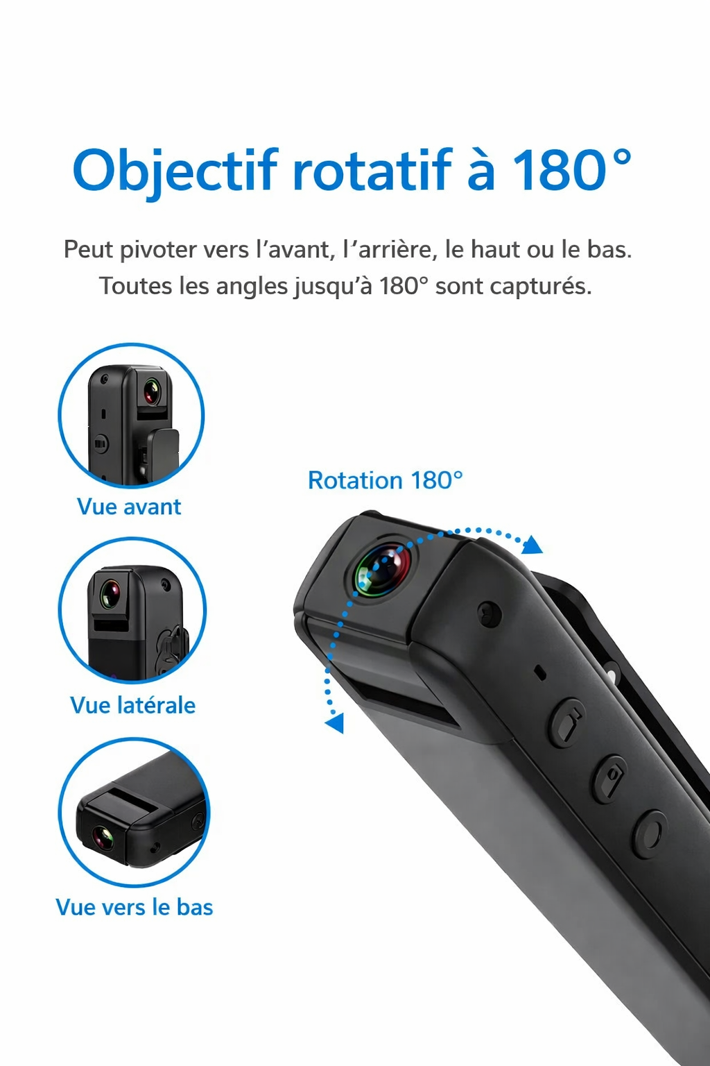 Mini Caméra WiFi HD 1080P – Vision Nocturne & Détection de Mouvement